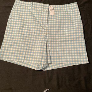 The Gingham Metro Short (Ann Taylor)
